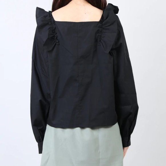 W♥C / Wego Japan white ruffle blouse - Picture 7 of 9